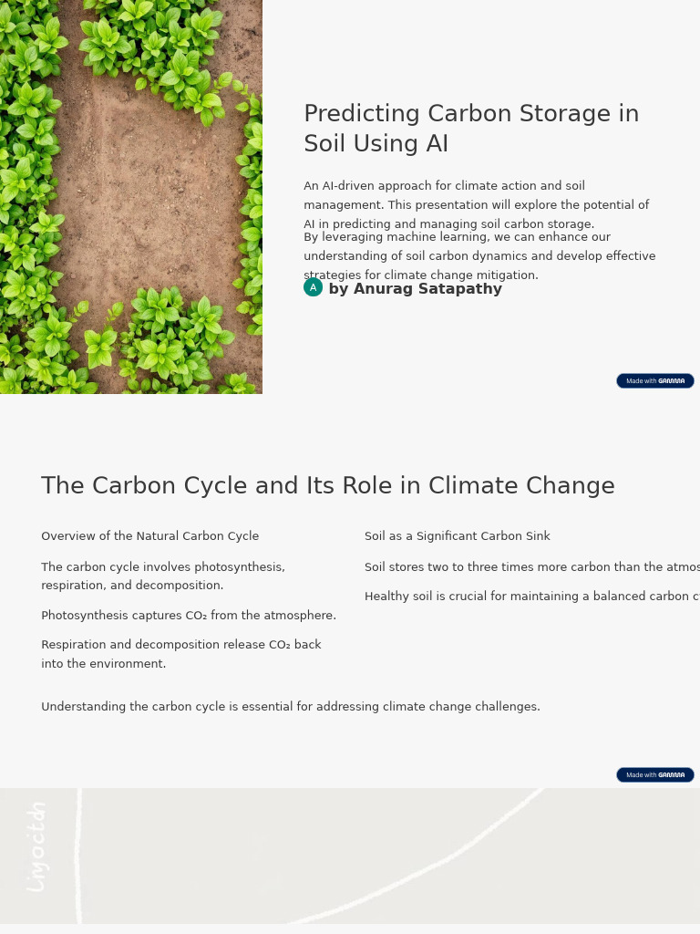 AI for Soil Carbon Prediction | PDF | Carbon Sequestration | Climate ...