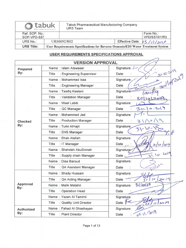 GDN Water System URS R2 | PDF