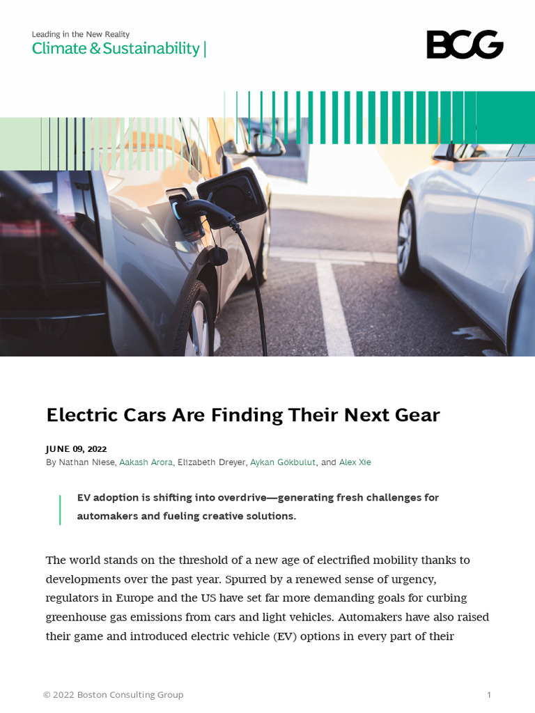 Electric Vehicle Market Trends 2022 | PDF | Electric Vehicle | Hybrid ...