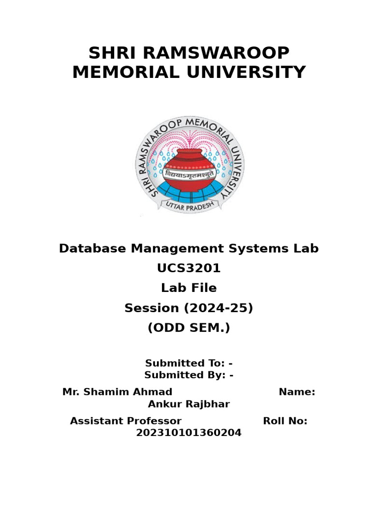 204 DBMS | PDF