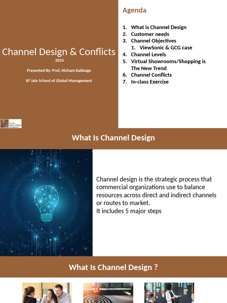 Channel Design Strategies & Conflicts | PDF | Marketing | E Commerce