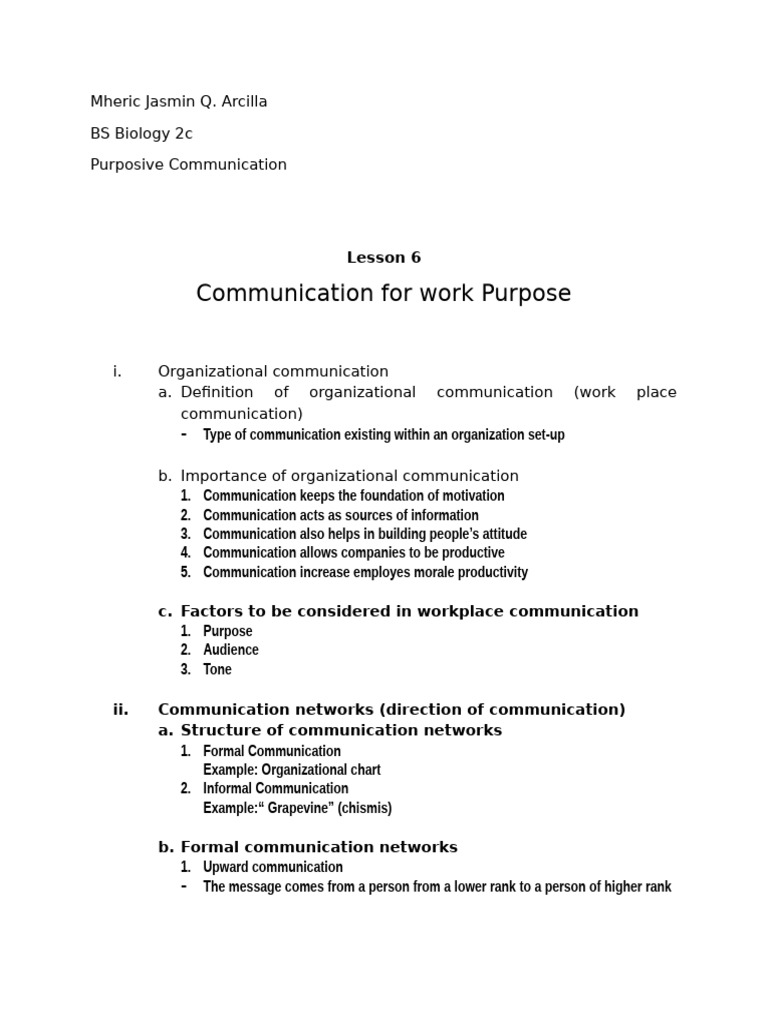 Workplace Communication Essentials | PDF | Memorandum | Experiment