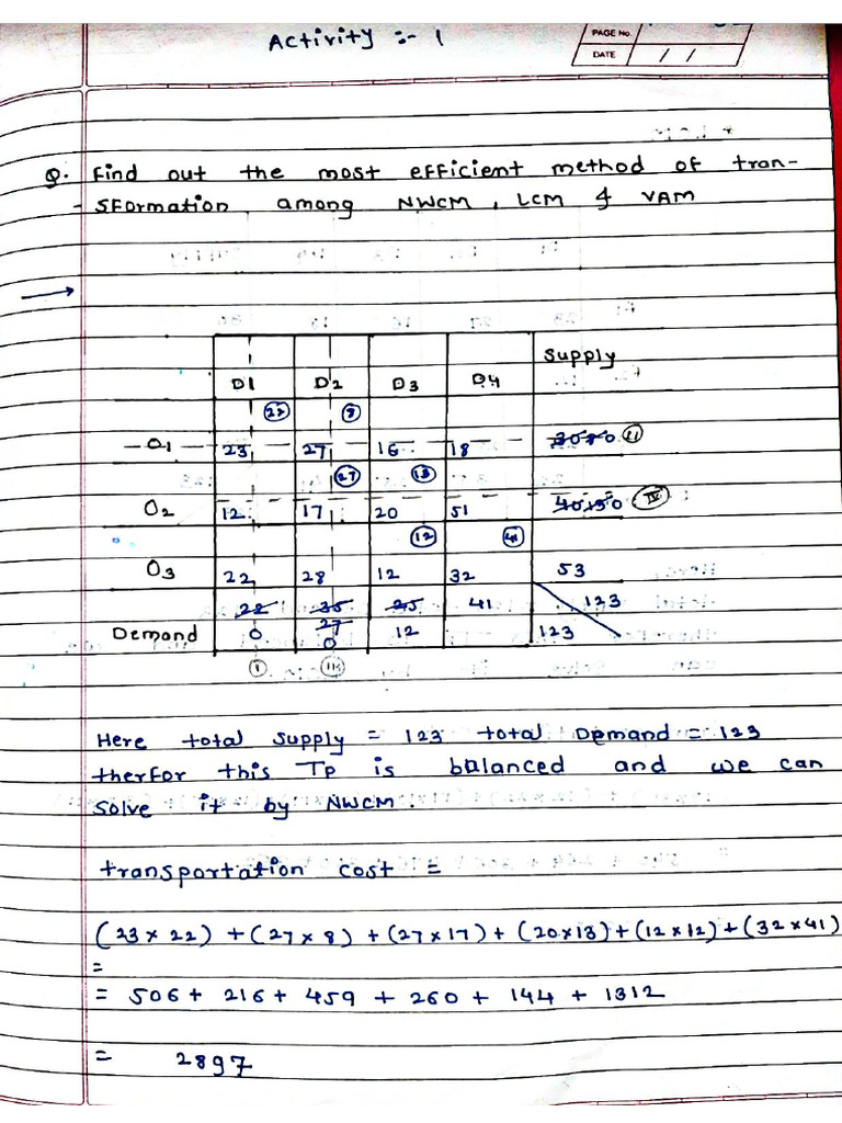 Or Activity 1 | PDF