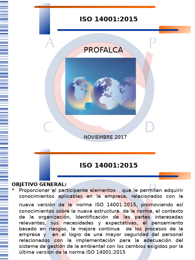 Guía sobre ISO 14001:2015 y SGA | PDF | Entorno natural | Planificación