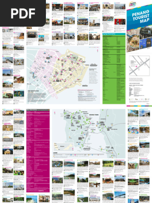 Penang Tourist Map 2024: Key Attractions | PDF