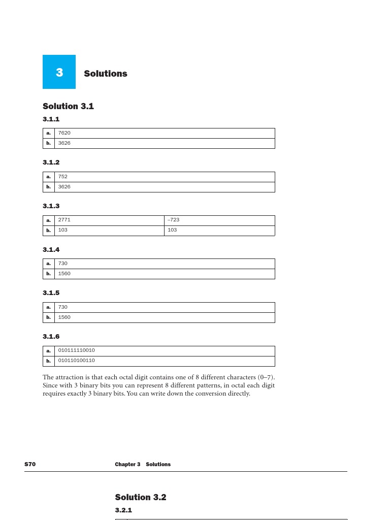 Chapter 3 Solutions Overview | PDF | Teaching Methods & Materials ...