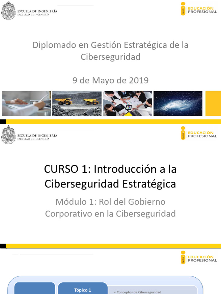Diplomado en Ciberseguridad Estratégica | PDF | Seguridad | La ...