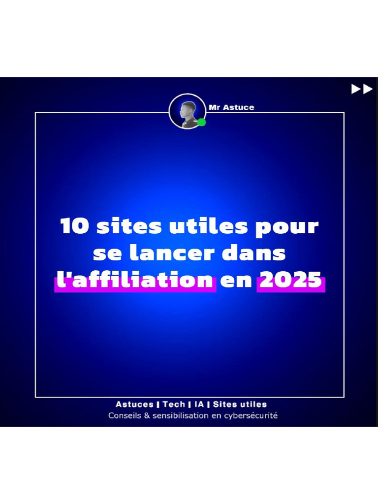 10 Sites Pour Se Lancer Dans L'affiliation | PDF