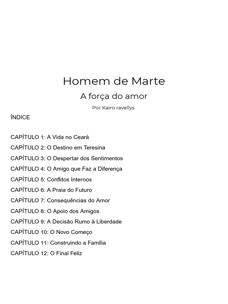Amor e Conflitos em Fortaleza | PDF | Amor | Pensamento