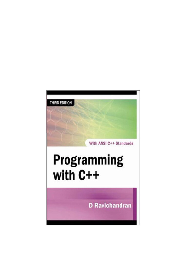 Programming With C 3rd Edition Ravichandran instant download | PDF ...