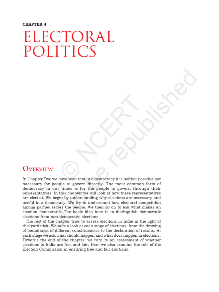 Understanding Democratic Elections in India | PDF | Electoral District ...