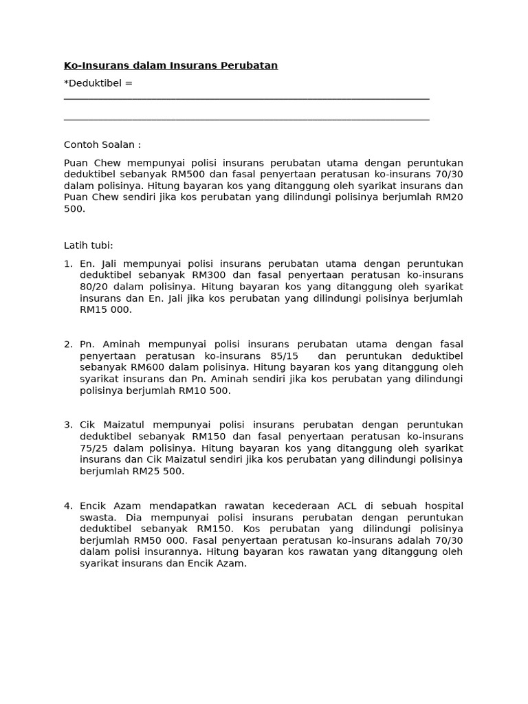 Ko-Insurans 5IK | PDF