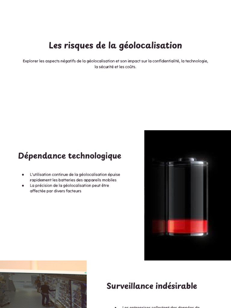 Risques et avantages de la géolocalisation | PDF | Surveillance