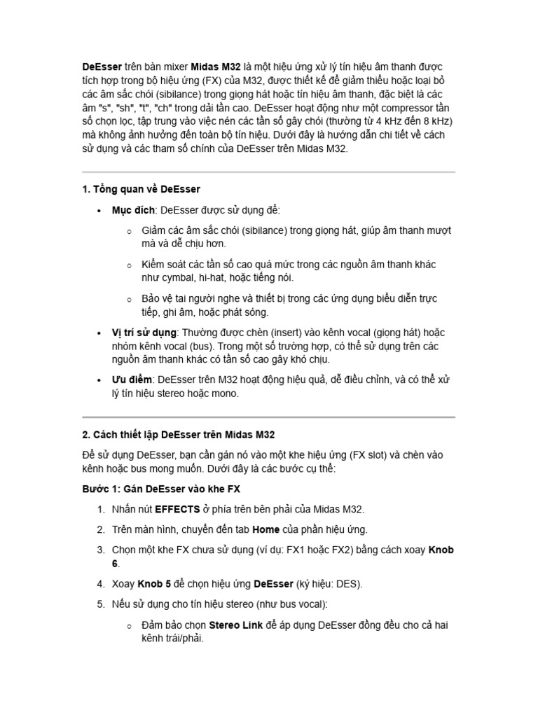 De Esser | PDF