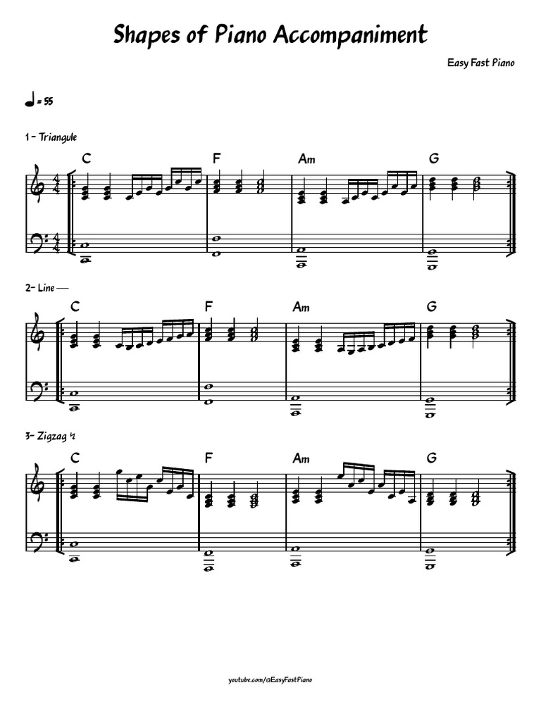 Shapes of Piano Accompaniment | PDF