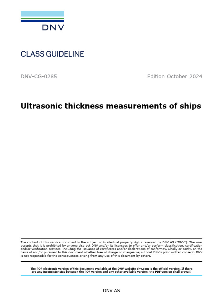 DNV CG 0285 | PDF | Oil Tanker | Ships