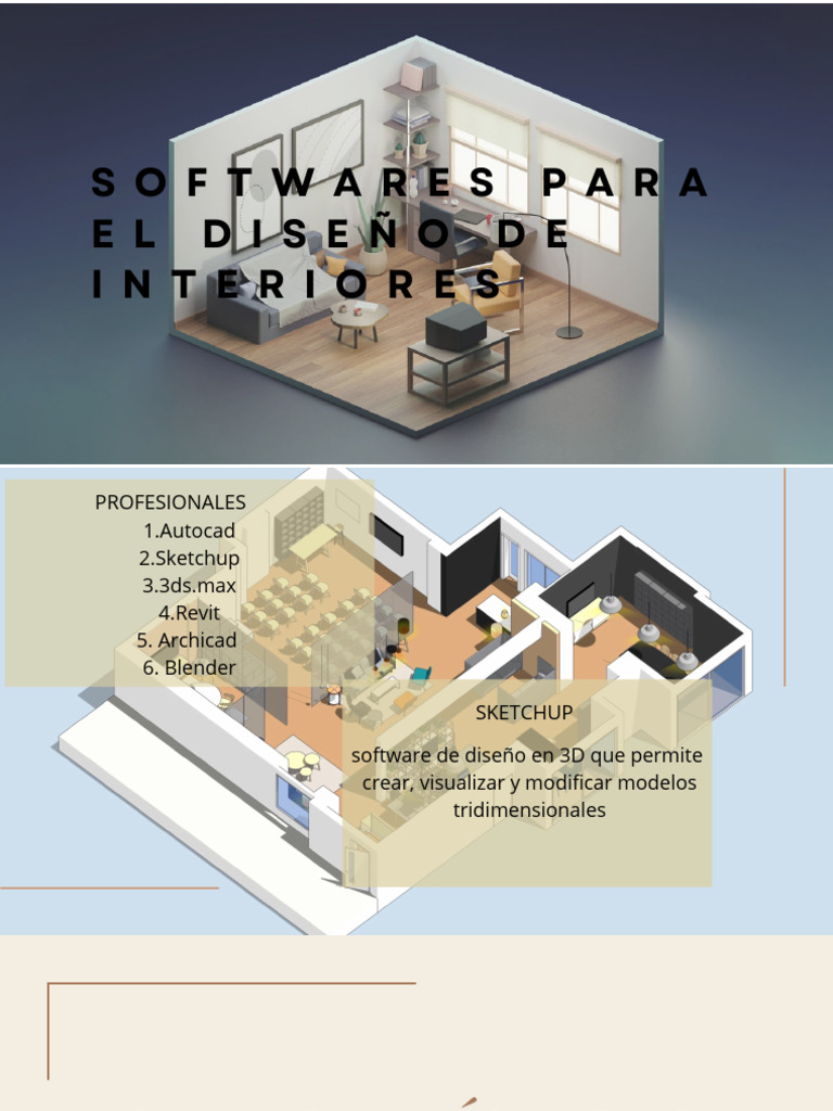 Mejores Softwares para Diseño de Interiores | PDF