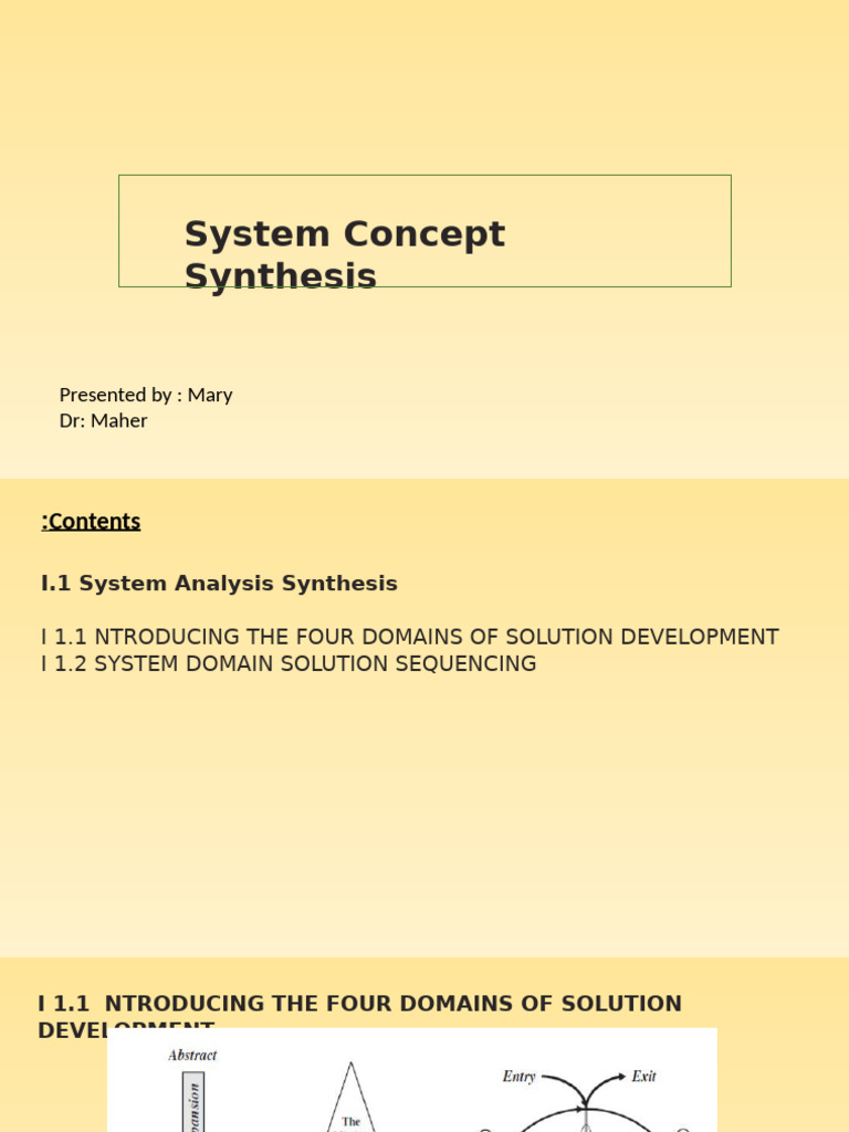 System Solution Development Domains | PDF
