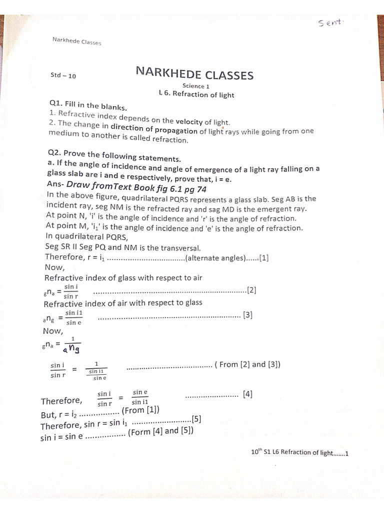 Sarthak Notes | PDF