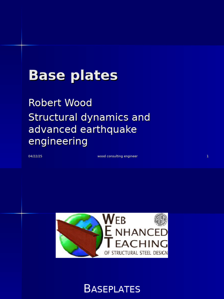 Base Plate Installation in Engineering | PDF