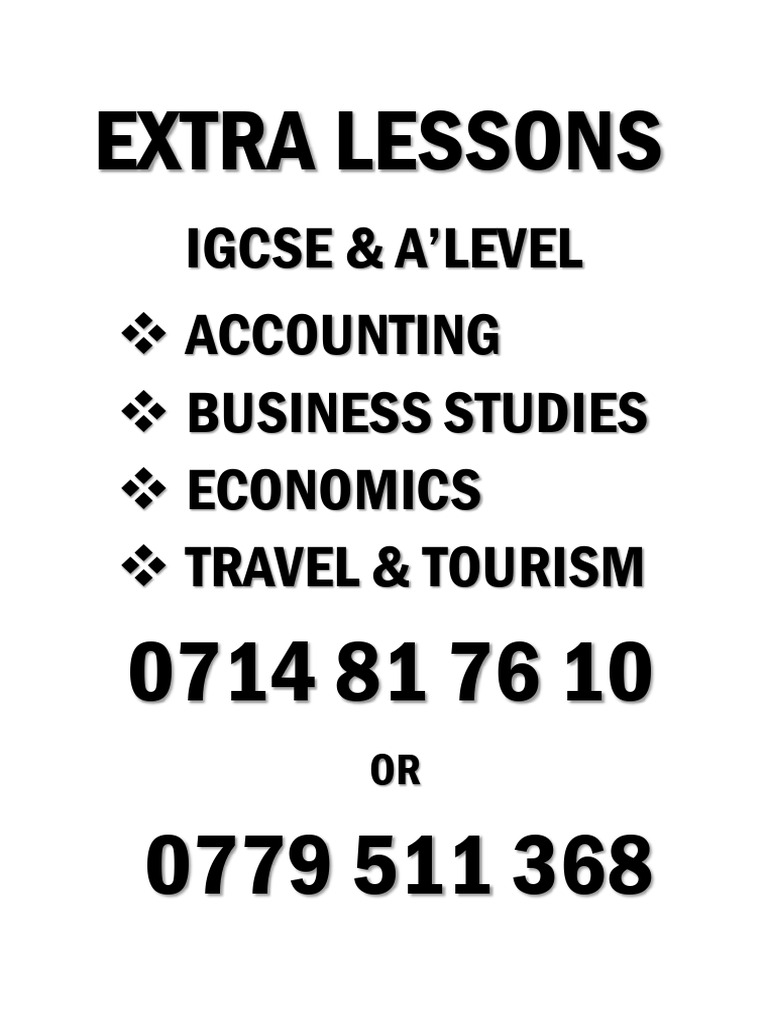 Extra Lessons 2 | PDF