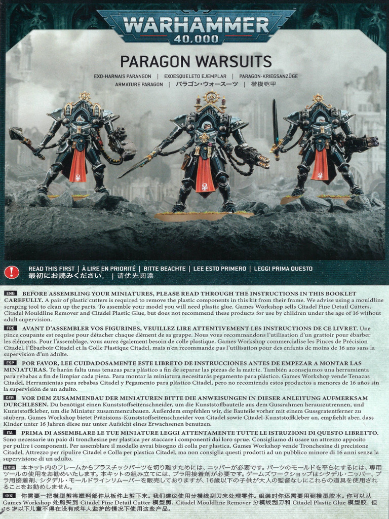 Warhammer 40k Adepta Sororitas Paragon Warsuits | PDF