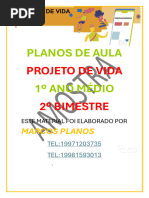 Planejamento Anual - 2º Ano - Projeto de Vida - Ensino Médio - 2025 ...