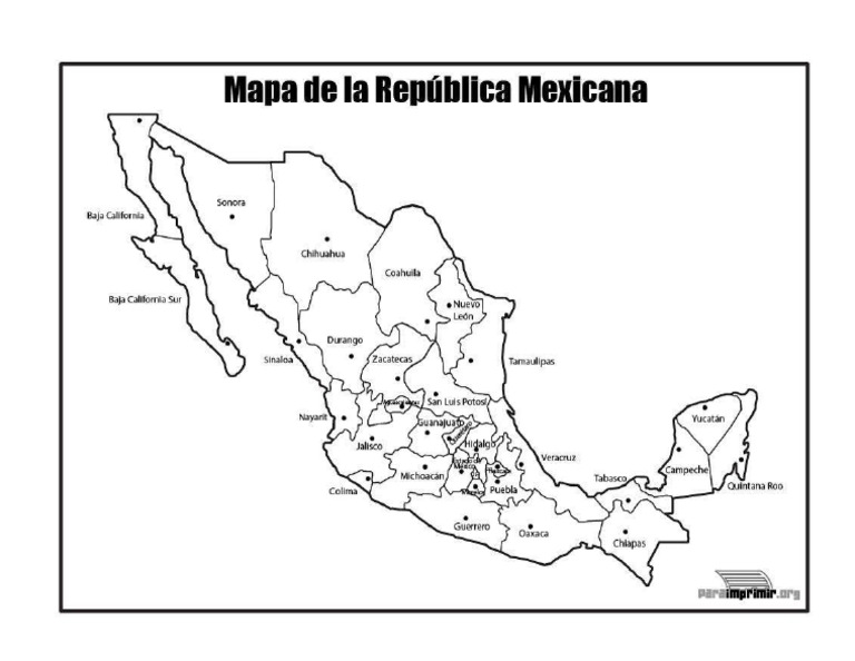 Mapa Mexico | PDF
