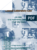 Clinical Laboratory Law