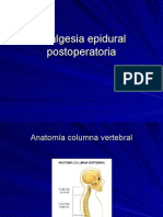 Analgesia Epidural Postoperatoria1