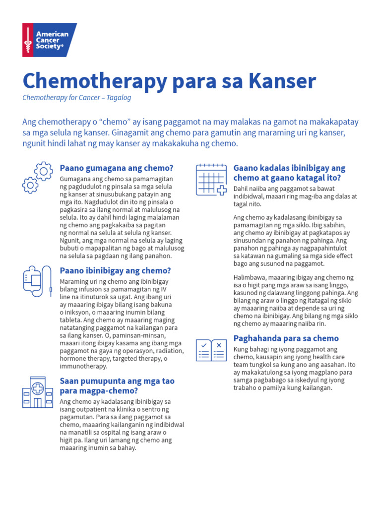 Chemotherapy For Cancer | PDF