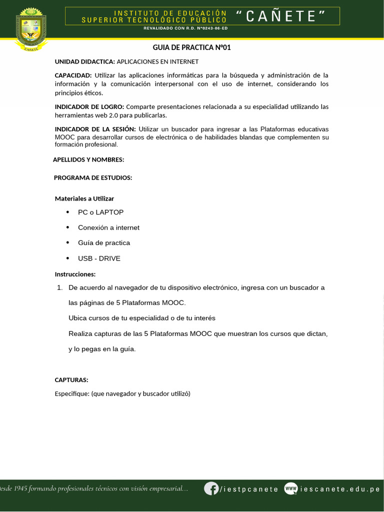 Guía Práctica: Uso de Plataformas MOOC | PDF