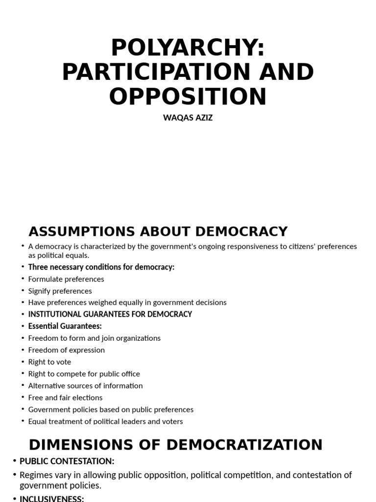 Comparative Politics Presentation | PDF | Democracy | Political Ideologies