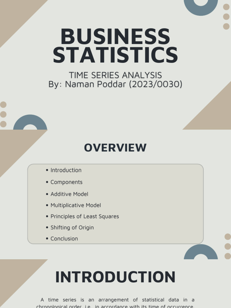 Business Statistics Overview Guide | PDF