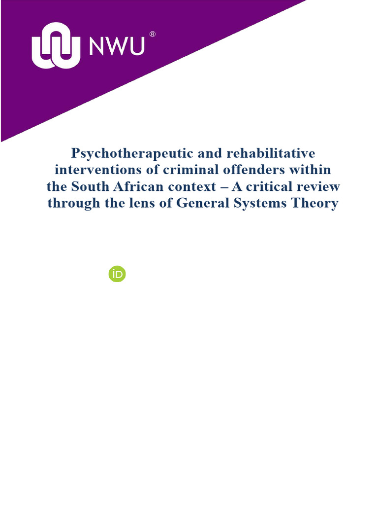 Correctional Psychology | PDF | Mental Disorder | Recidivism