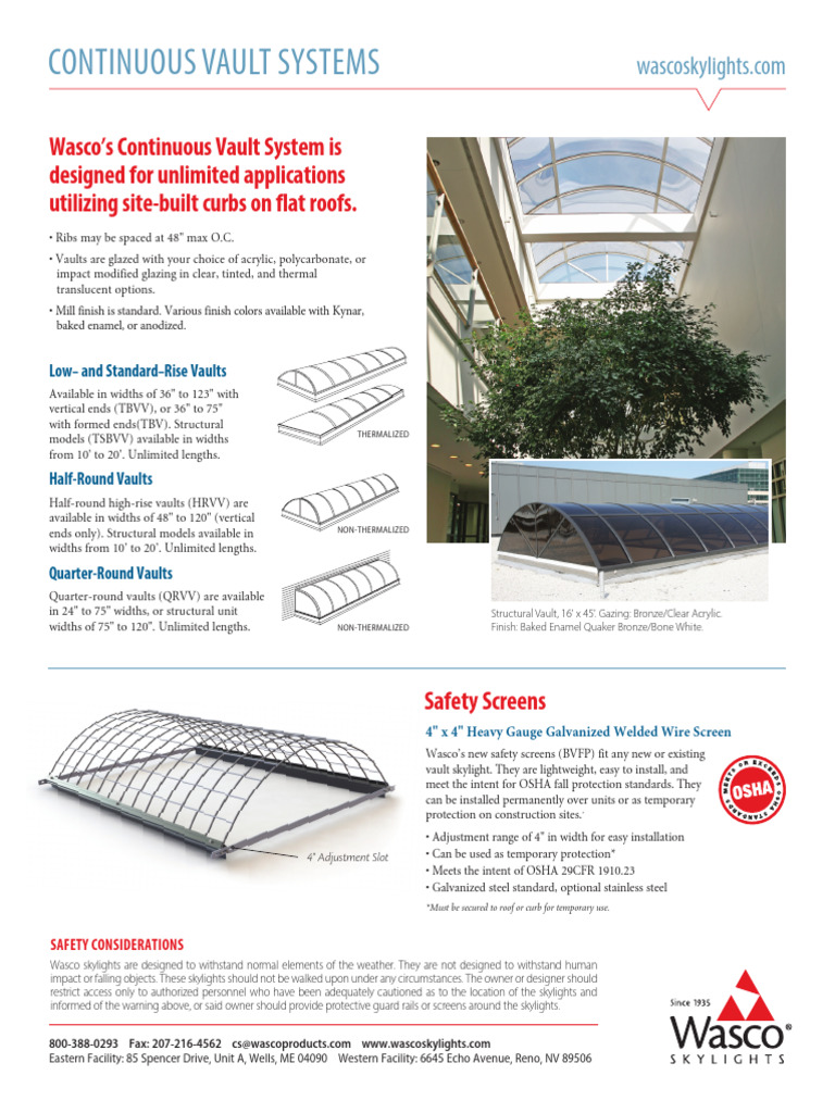 OSHA-Compliant Skylight Safety Screens | PDF | Building Engineering