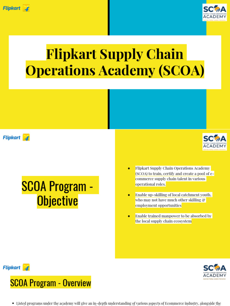 Flipkart SCOA Training Program Overview | PDF | Warehouse | Business
