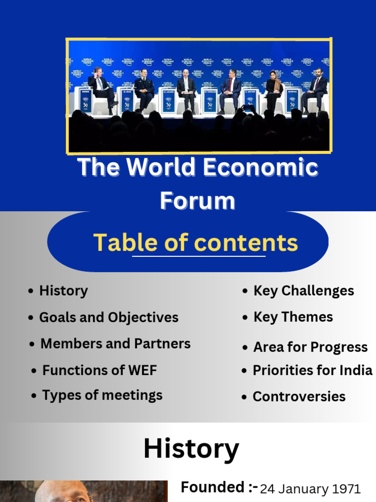 WEF Presentation | PDF