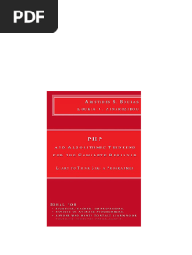 PHP and Algorithmic Thinking for the Complete Beginner Learn to Think Like a Programmer 1st Edition Aristides S Bouras instant download