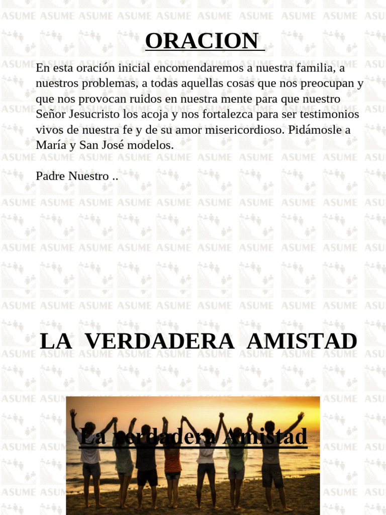 La Verdadera Amistad y Su Cultivo | PDF | Amistad | Cristo (título)
