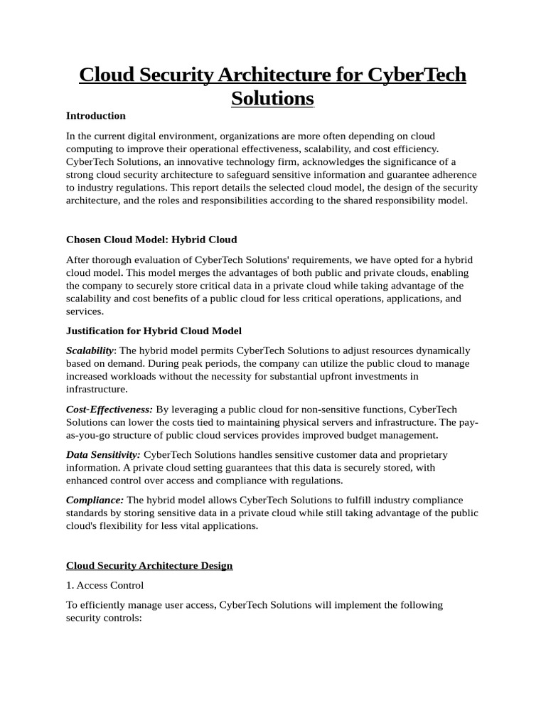 WEEK 7 Activity 2 Group Assignment Team 1 | PDF | Cloud Computing ...