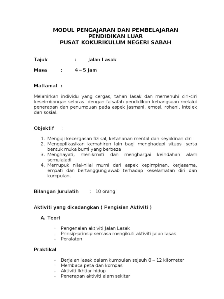 Jalan Lasak Pdf