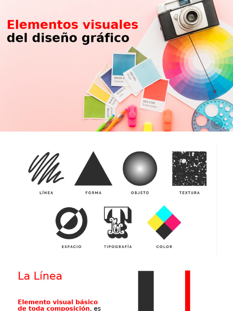 Elementos Visuales en Diseño Gráfico | PDF | Composición (artes ...
