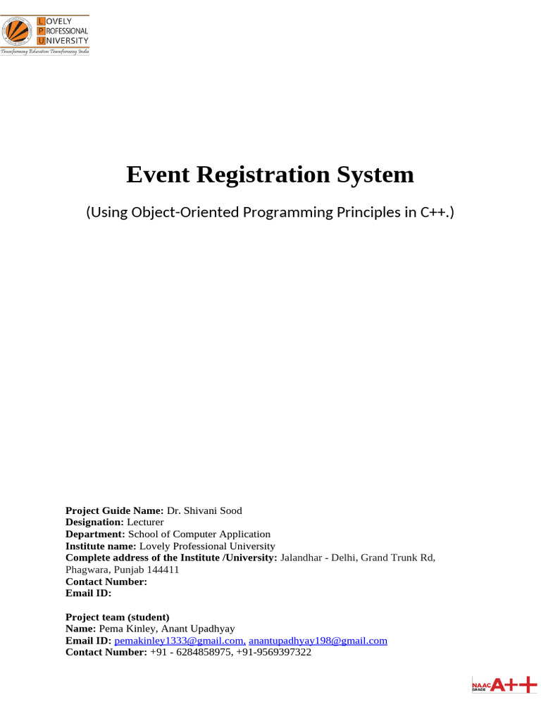 Event | PDF | C++ | Object Oriented Programming