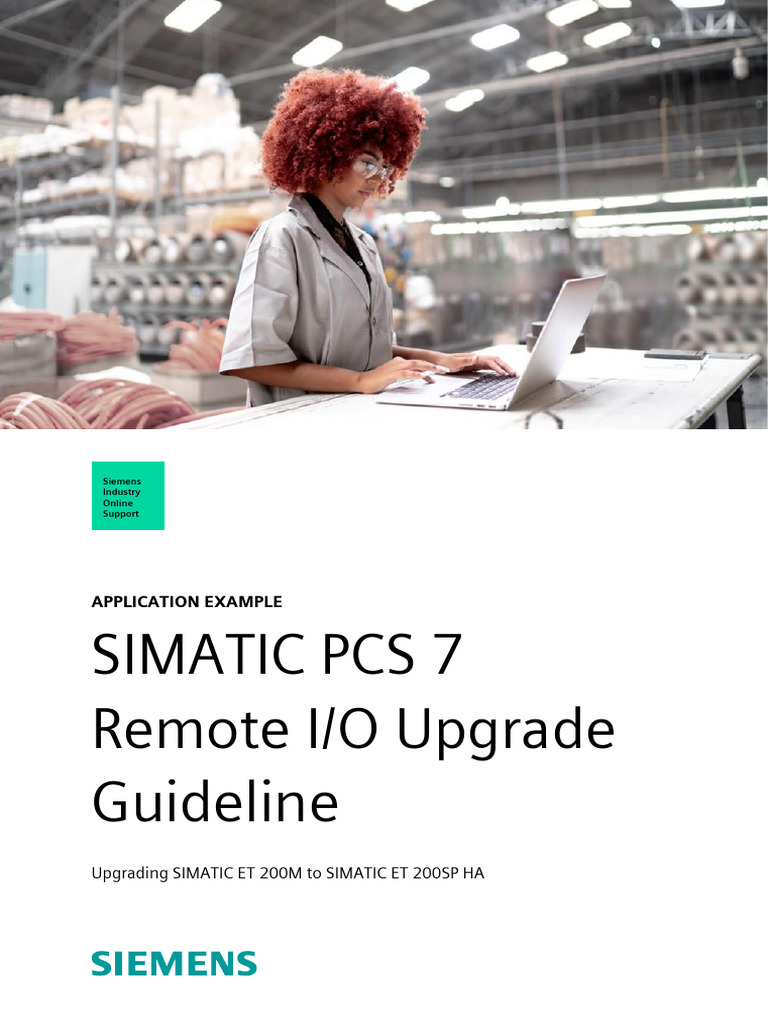 SIMATIC PCS 7 Remote I/O Upgrade Guide | PDF | Legal Liability | Negligence