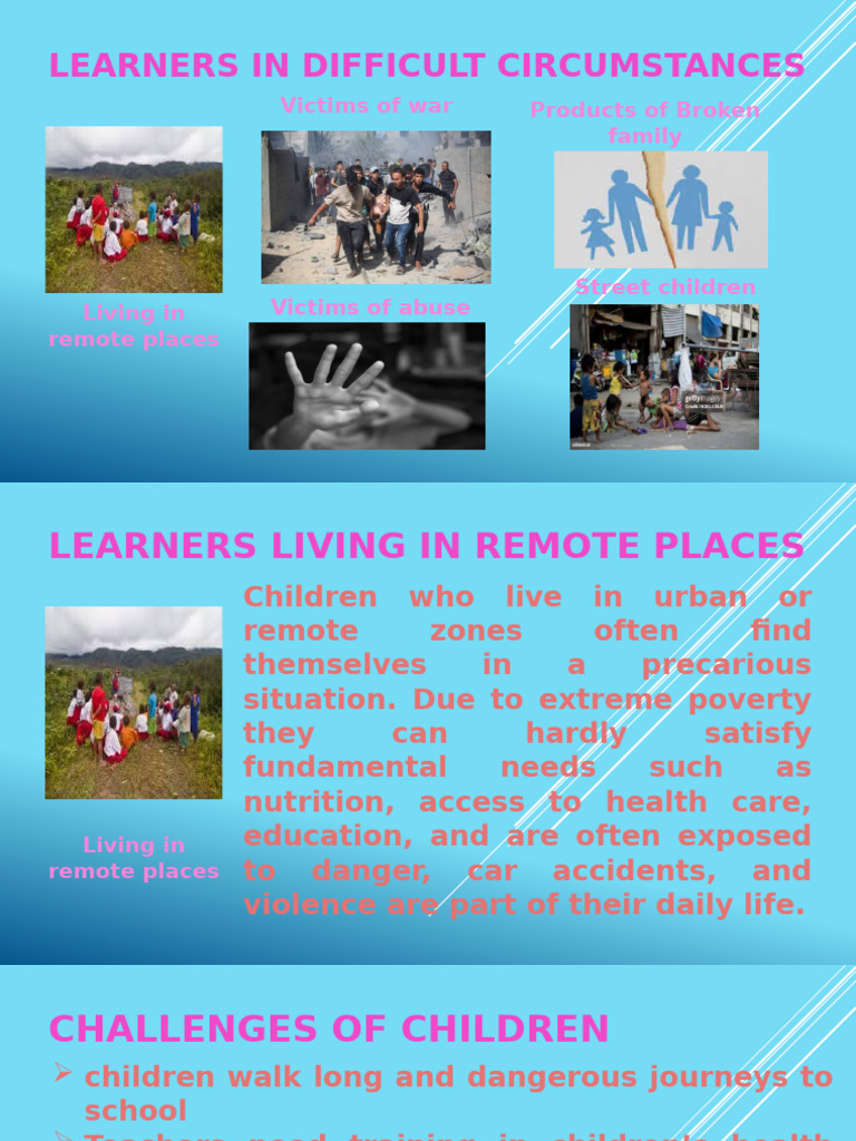 Challenges Facing Vulnerable Learners | PDF | Child Neglect | Child Abuse