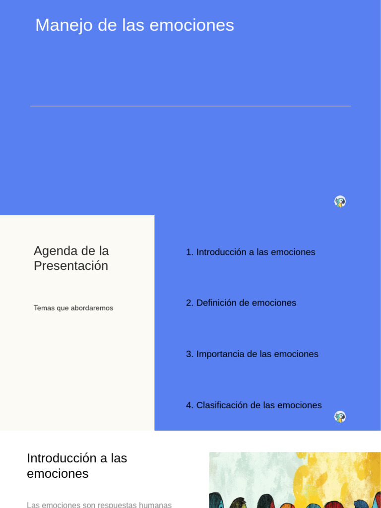 Manejo y comprensión de emociones | PDF | Las emociones ...