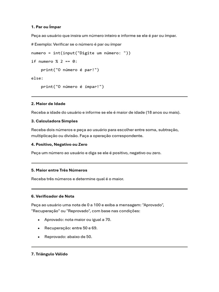 Programa Python para Cálculo de Idade Futura | PDF