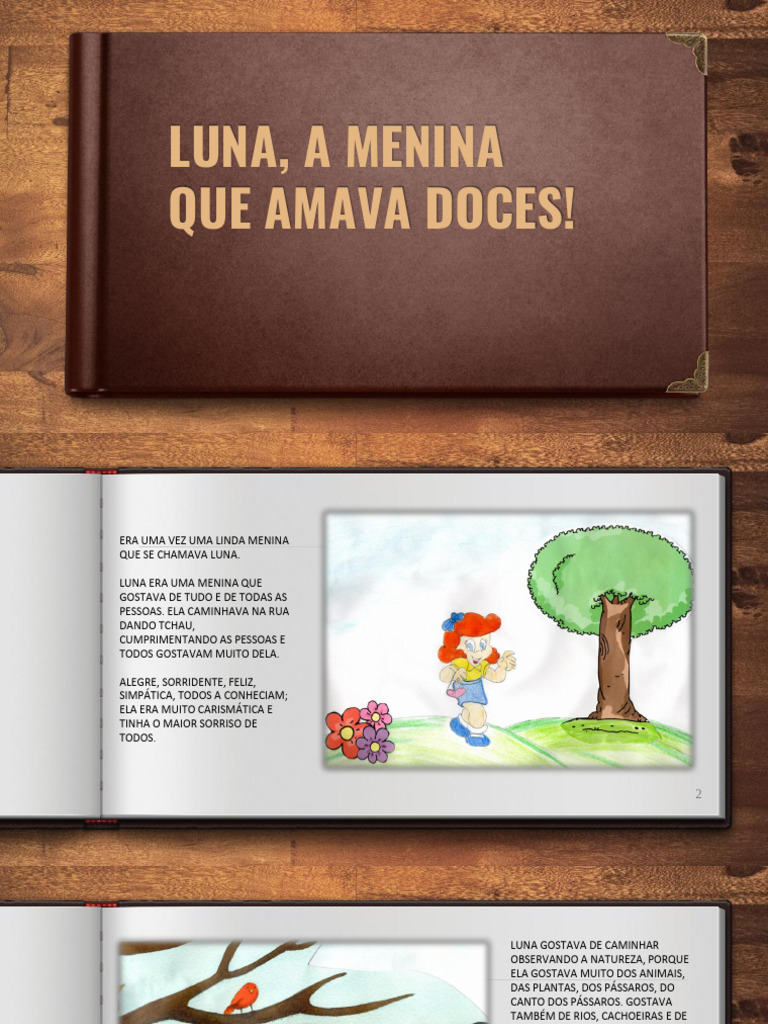Luna e sua paixão por doces e saúde | PDF | Dente humano | Esmalte dentário