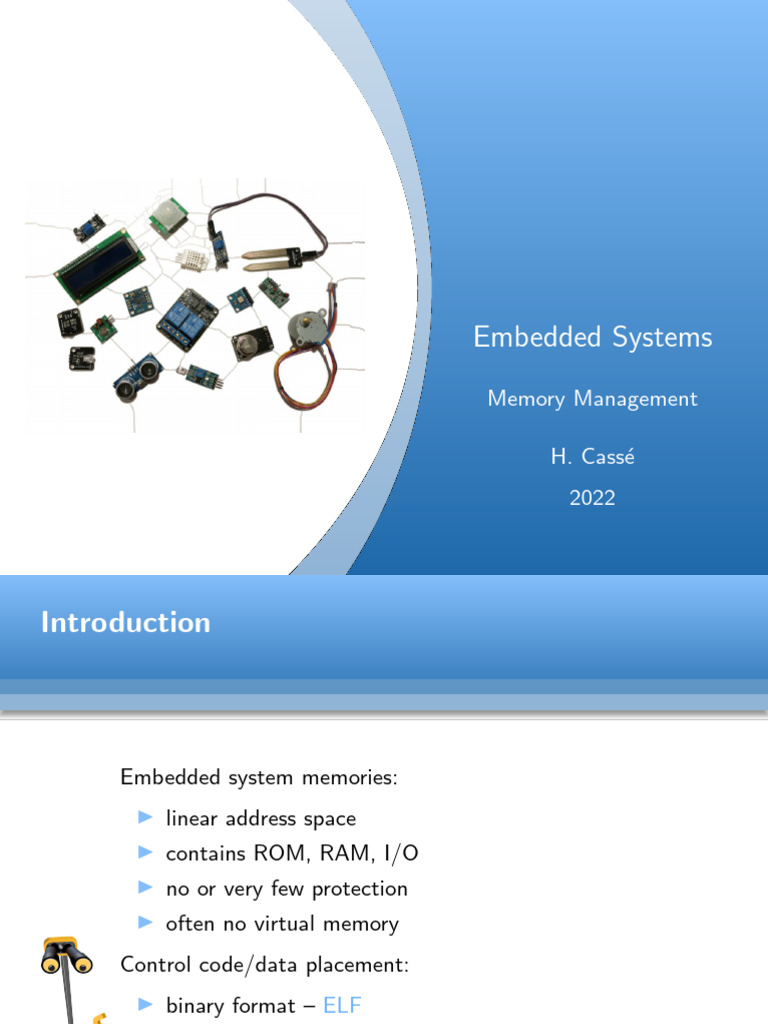 Embedded Systems Memory Management Guide | PDF | Computer Memory | Read ...